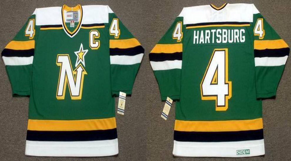 2019 Men Dallas Stars #4 Hartsburg Green CCM NHL jerseys